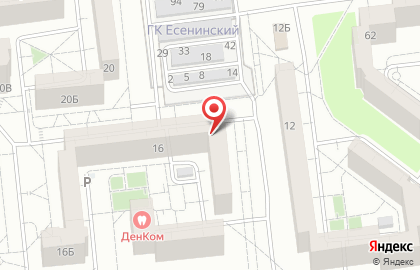 Аптека Здравие на улице Есенина на карте