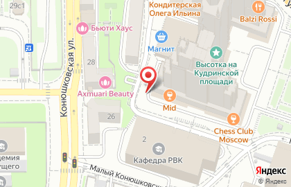 Балетная школа Реверанс на Кудринской площади на карте