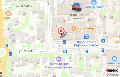 Салон связи МТС на улице Мира на карте