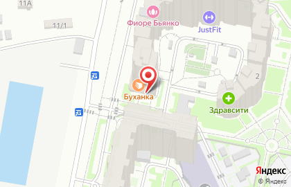 Супермаркет здорового питания ВкусВилл в Видном на карте
