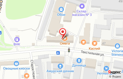 Омега на карте
