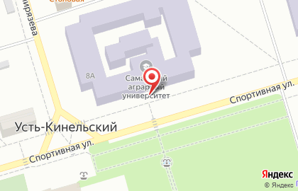Самарский государственный аграрный университет на Спортивной улице на карте