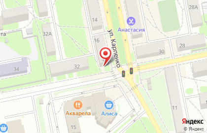 Туристическая фирма Спутник на улице Карпенко на карте