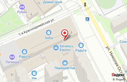 Салон матрасов и кроватей Орматек в Свердловском районе на карте