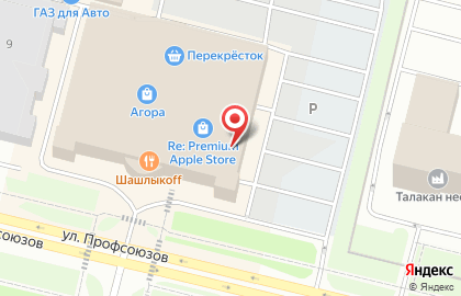 Торговый дом Система на улице Профсоюзов на карте