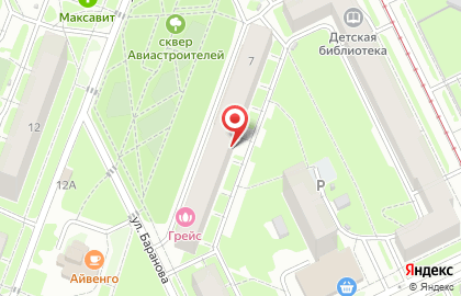 Студия цветов Дарибукет в Московском районе на карте