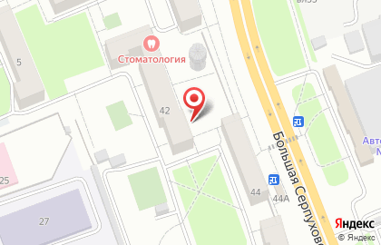 Городская детская поликлиника №2 на Большой Серпуховской улице на карте