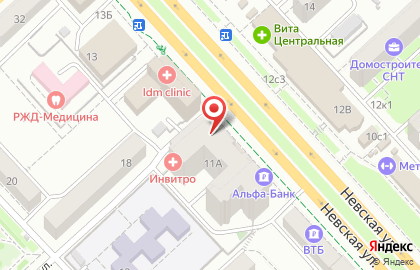 Аптека Социальная Аптека на Невской улице на карте
