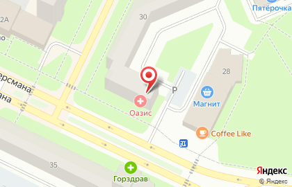 Физкультурно-оздоровительный центр Оазис на улице Ферсмана на карте