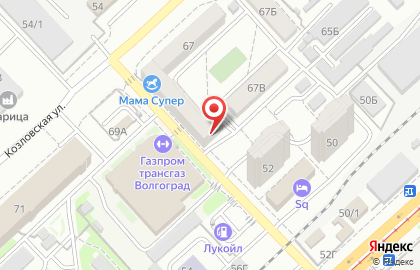 Продовольственный магазин Парус в Ворошиловском районе на карте