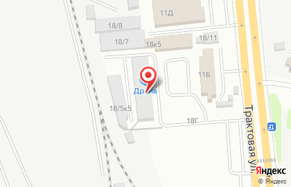 Гермес на Трактовой улице на карте