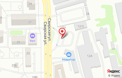 СТО Лукойл на Свирской улице на карте