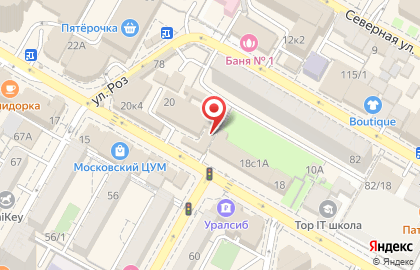 Телекоммуникационная компания Твинтел юг на Московской улице на карте
