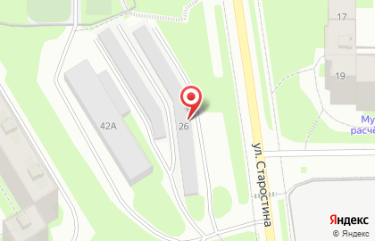 Шиномонтажная мастерская Тритон в Мурманске на карте