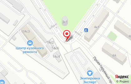 Шиномонтажная мастерская на Базовской, 1а ст1 на карте