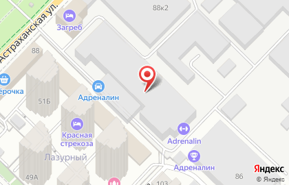 АльфаМет на Астраханской улице на карте