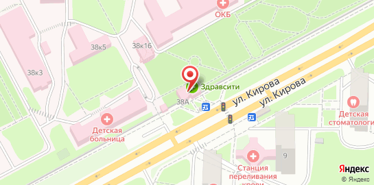 Ортопедический салон ОРТЕКА на улице Кирова в Подольске на карте