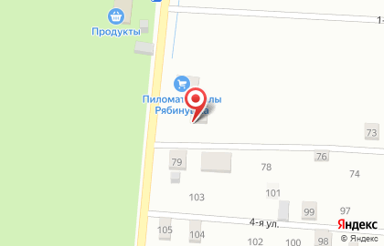 Магазин пиломатериалов На Рябинушке на карте