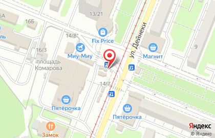 Компания Диво-м на улице Комарова на карте