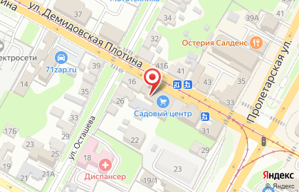 Магазин бытовой техники и электроники в Пролетарском районе на карте