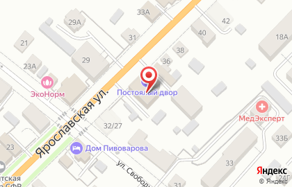Микрокредитная компания Центрофинанс на Ярославской улице на карте