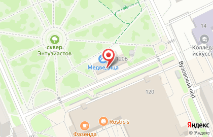 Торговая компания Камертон в Кировском районе на карте