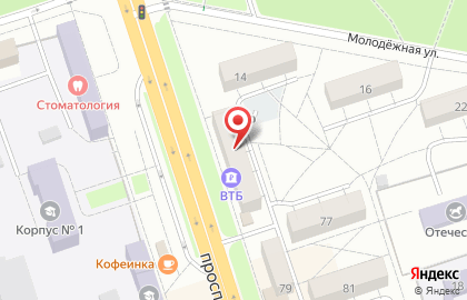 Волгоградский филиал Банкомат, БИНБАНК на проспекте Ленина, 75 на карте