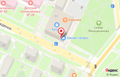 Магазин одежды в Санкт-Петербурге на карте
