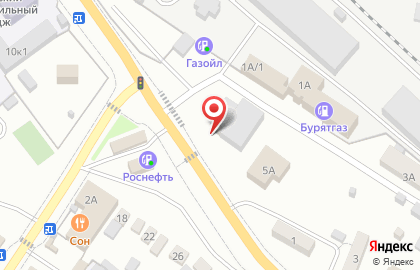 Шиномонтажная мастерская в Октябрьском районе на карте