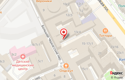 Фирма по ремонту пластиковых окон МастерРемОкон в Большом Черкасском переулке на карте