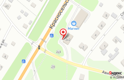 Медея в Красносельском районе на карте