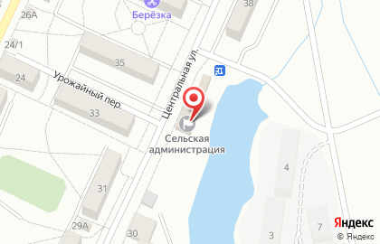 Анастасия на Центральной улице на карте