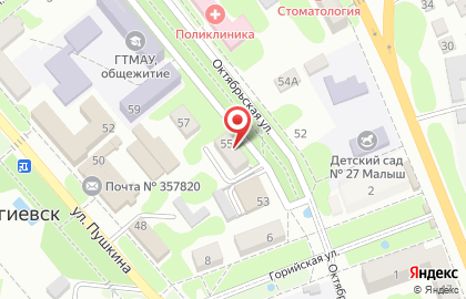 Компания Р-полимер на Октябрьской улице на карте