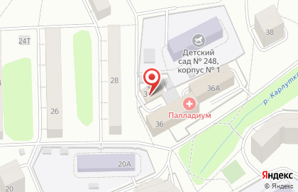 Служба доставки Орешки на карте