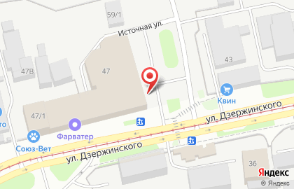 Технический клуб Винтик и Шпунтик на улице Дзержинского на карте
