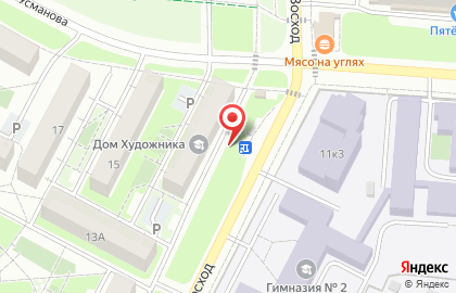 Магазин стеновых и напольных покрытий, ИП Кариев А.А. на улице Шамиля Усманова на карте