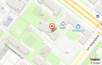 Продуктовый магазин на ул. Доватора, 17а на карте
