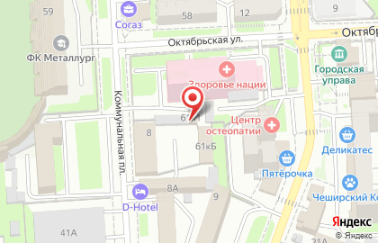 Сауна Печки-лавочки на Октябрьской улице на карте