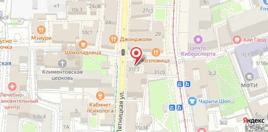 Ортопедический салон ОРТЕКА на Новокузнецкой на карте