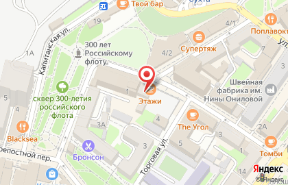 Кафе Этажи на улице Маяковского на карте