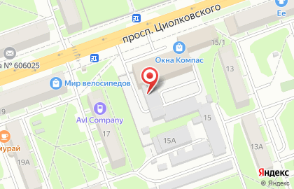 Магазин одежды для беременных на проспекте Циолковского на карте