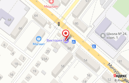 Салон-парикмахерская Виктория на Мичуринской улице, 60 на карте