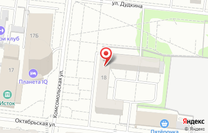 Стоматология Авидент на Комсомольской улице во Фрязино на карте