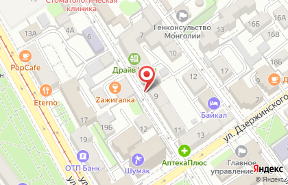 Иркутский городской шахматный клуб на Красноармейской улице на карте