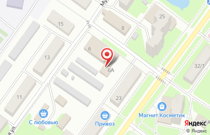 Фирменный магазин Ермолино на Муромской улице на карте