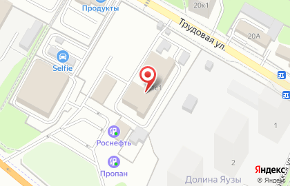 Технический центр Роснефть на Трудовой улице в Мытищах на карте