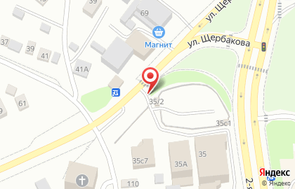 Автостоянка в Тюмени на карте