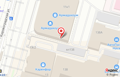 Магазин межкомнатных дверей Estet на Кировоградской улице на карте