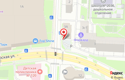 Супермаркет Пятёрочка в Москве на карте