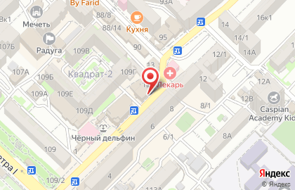 Продуктовый магазин Чайка в Ленинском районе на карте